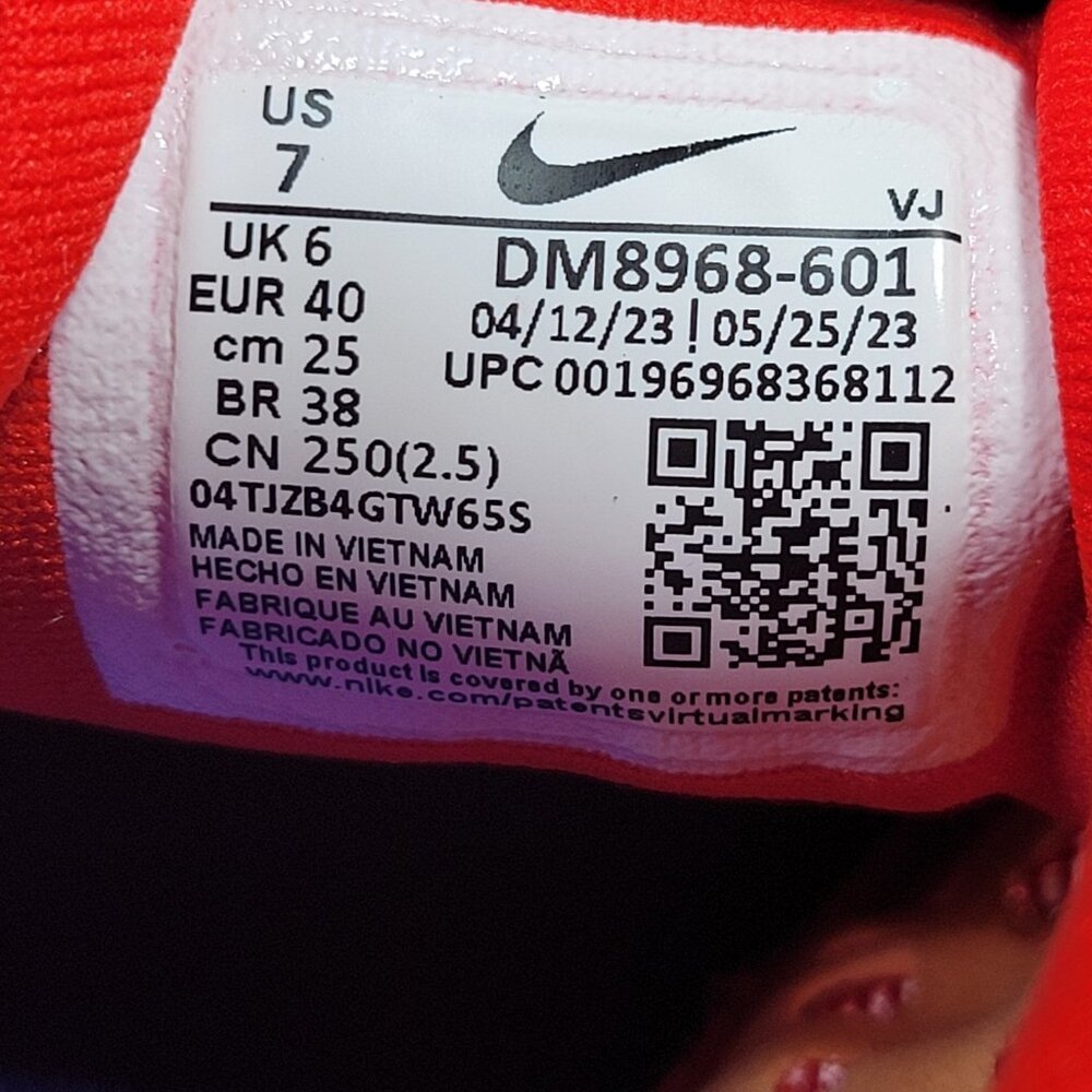 Nike Zoom Fly 5 Zoom X Mens 7 Red Running Shoes Lightweight Push Limits Break B - Picture 11 of 11